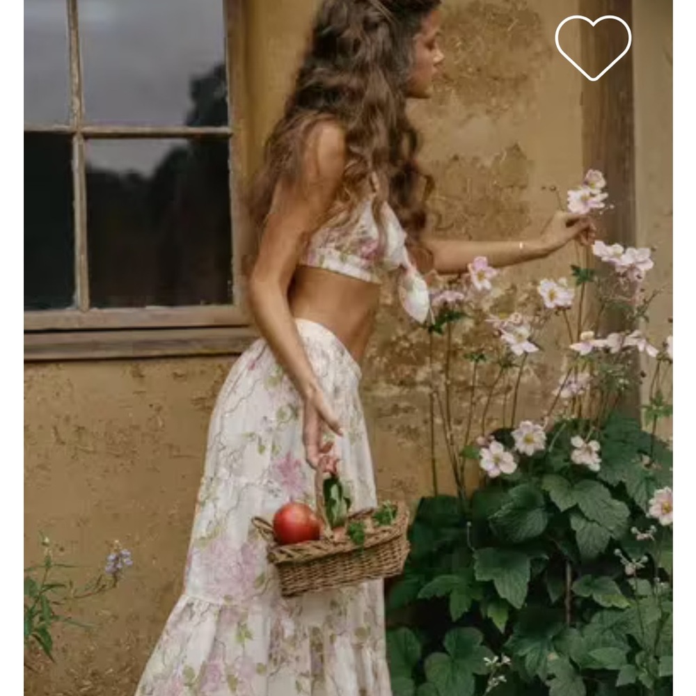 Spell Rose Garden Maxi Skirt